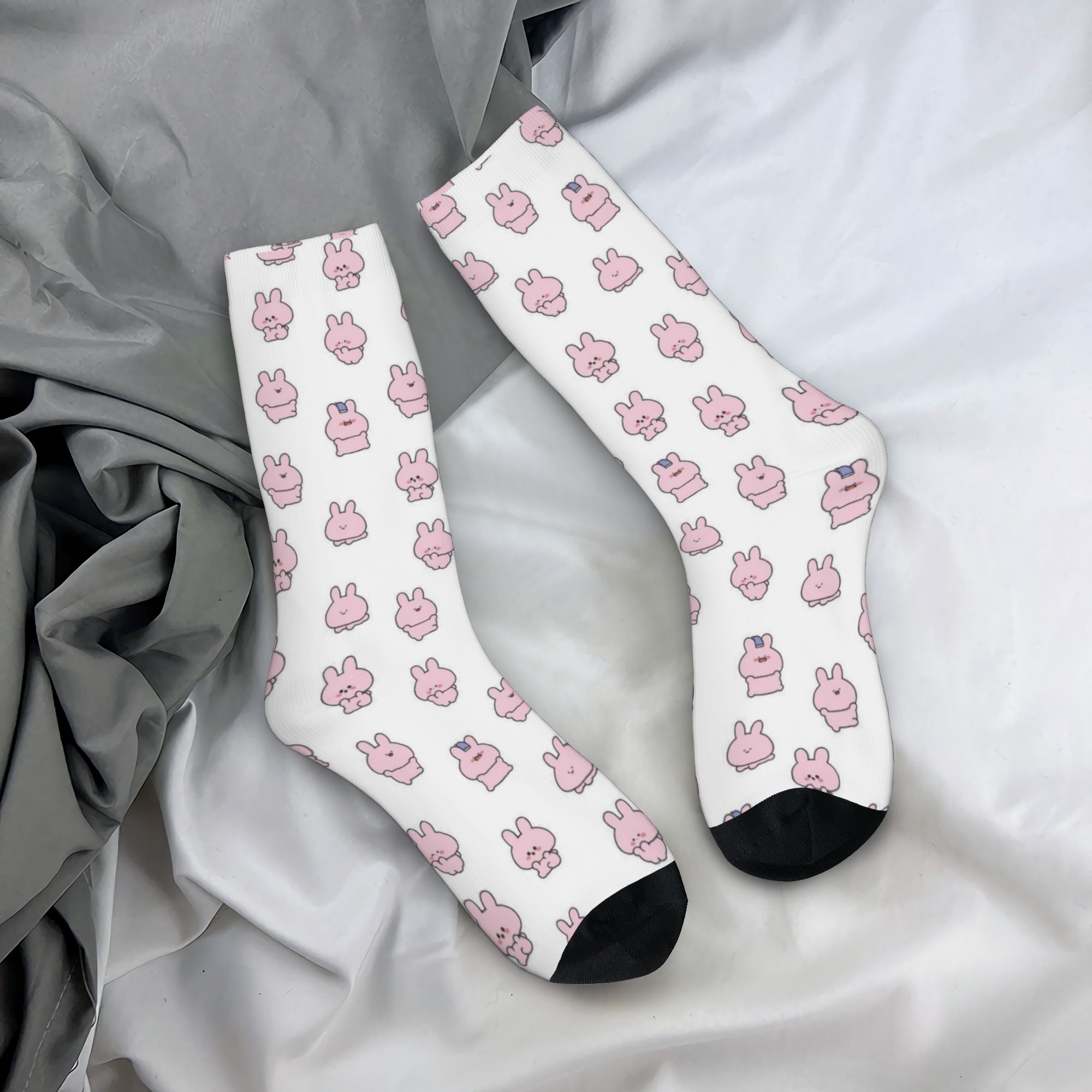 Mens Fashion Dress - Custom Cartoon A-Asamimichans Cute Dress Socks