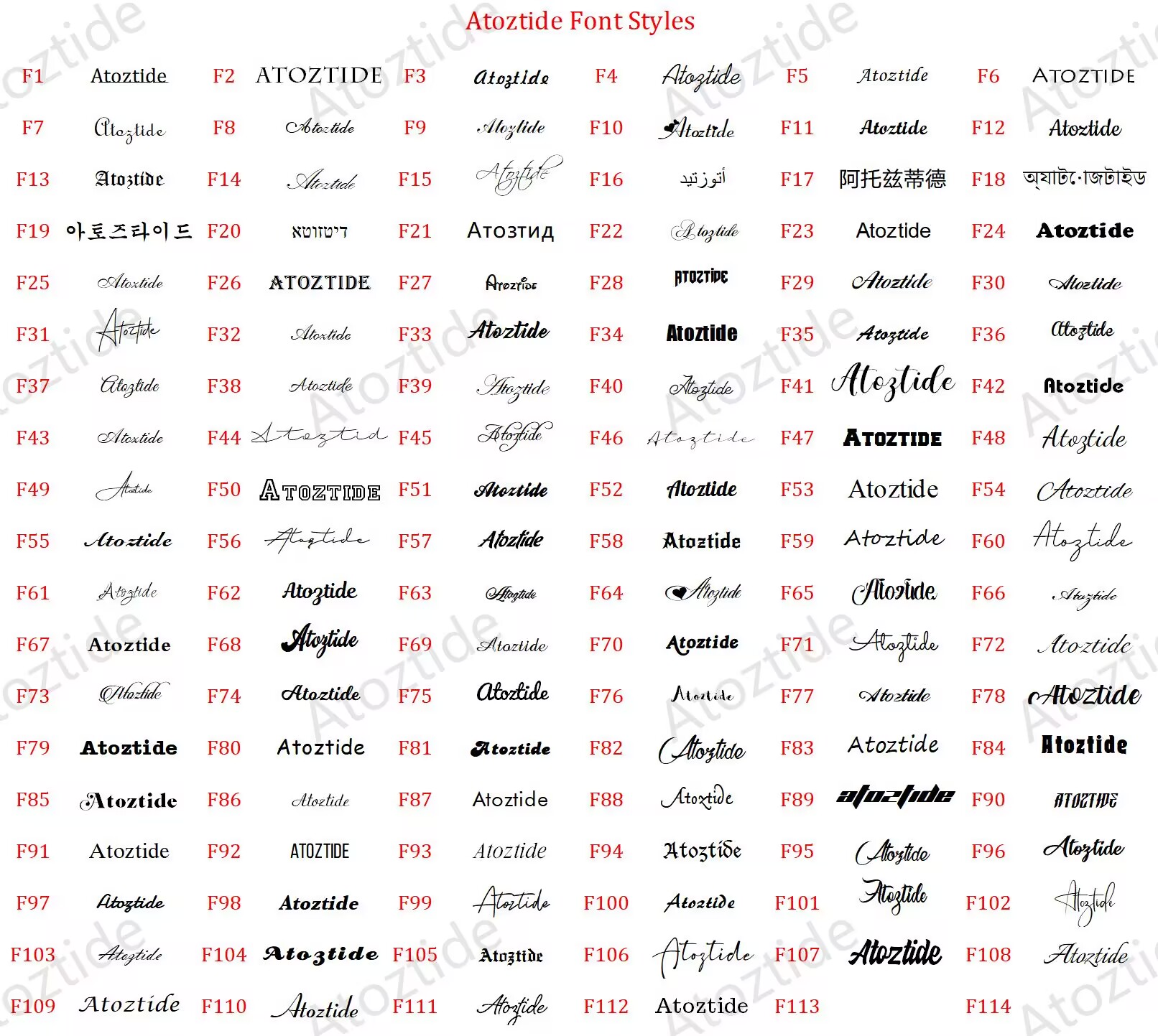 Atoztide Custom Name Necklace  - Men'S Fashion Jewelry Bracelets ulasan dan harga
