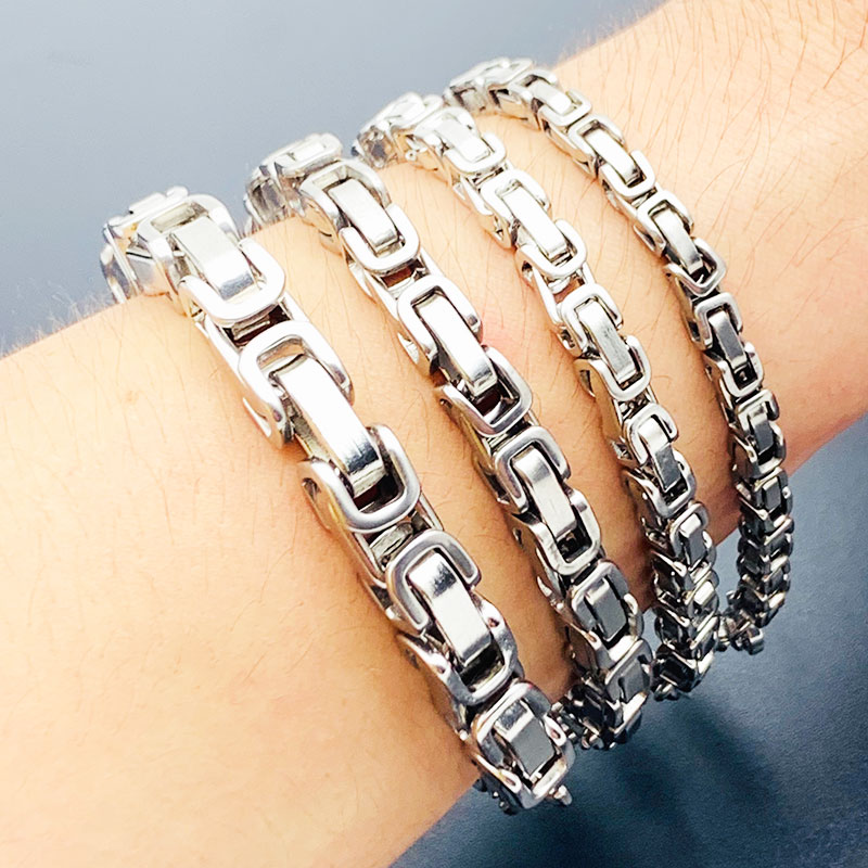 Men Jewelry Bracelet 316 Stain - Mens Fashion In 1920 ulasan dan harga