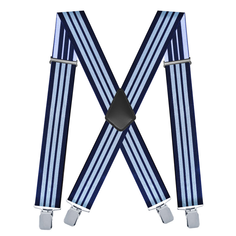 Stripes Men's Suspenders X Bac - Suspenders Clip Men ulasan dan harga
