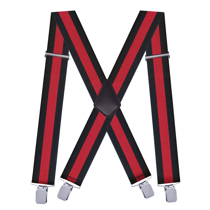 Stripes Men's Suspenders X Bac - Suspenders Clip Men ulasan dan harga
