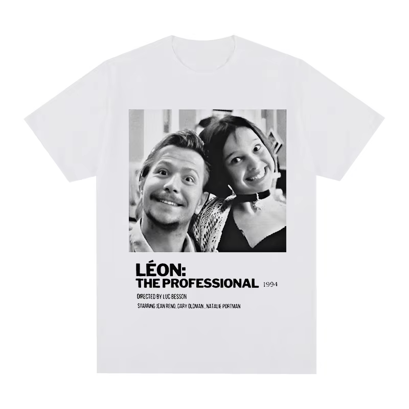 Léon Vintage T-shirt Movie The - Jeans Shirt Fashion For Men ulasan dan harga