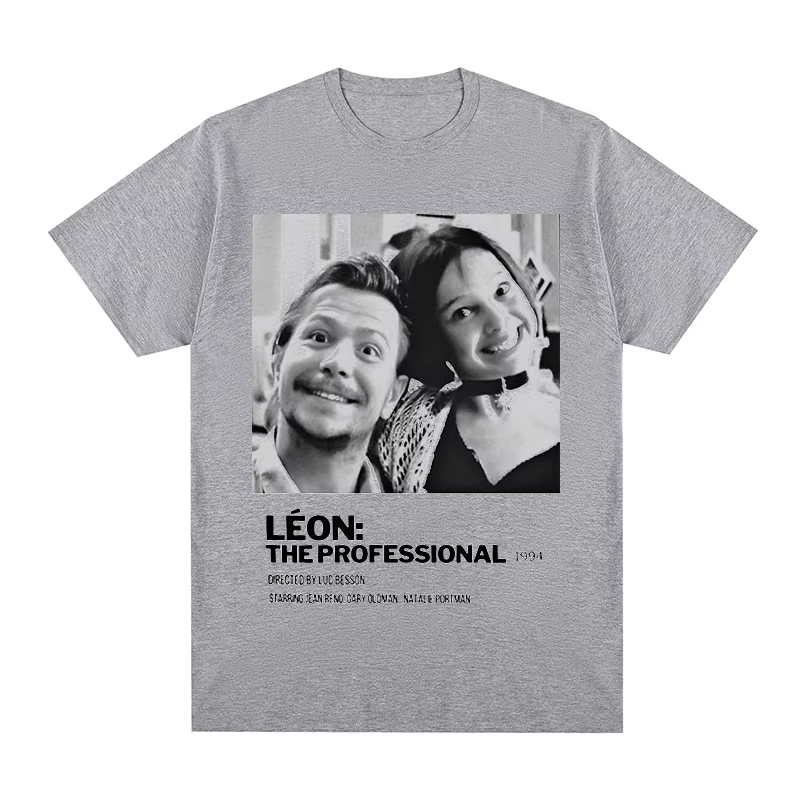 Léon Vintage T-shirt Movie The - Jeans Shirt Fashion For Men ulasan dan harga