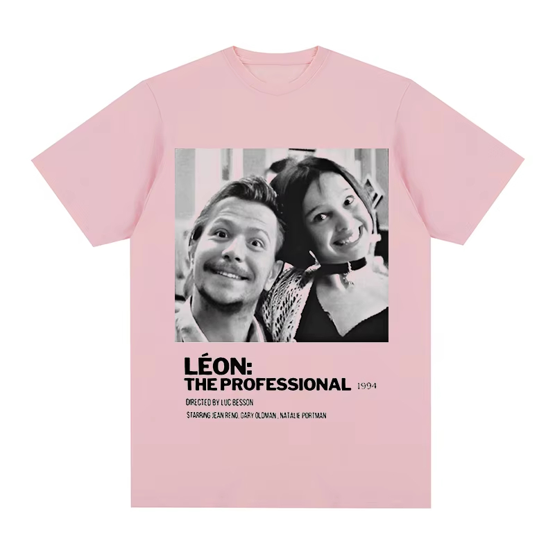 Léon Vintage T-shirt Movie The - Jeans Shirt Fashion For Men ulasan dan harga