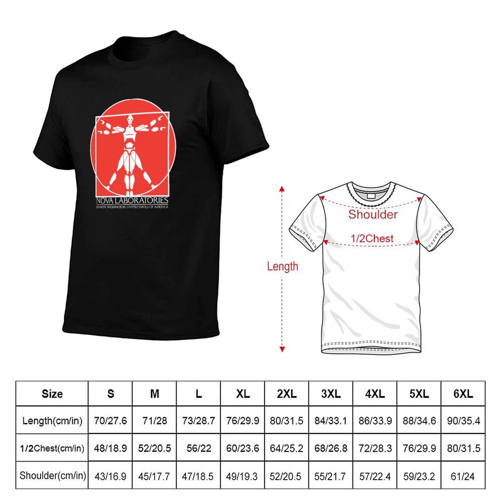 Nova Laboratories Text 02 T-Sh - Men'S Fashion Nova Shirts ulasan dan harga