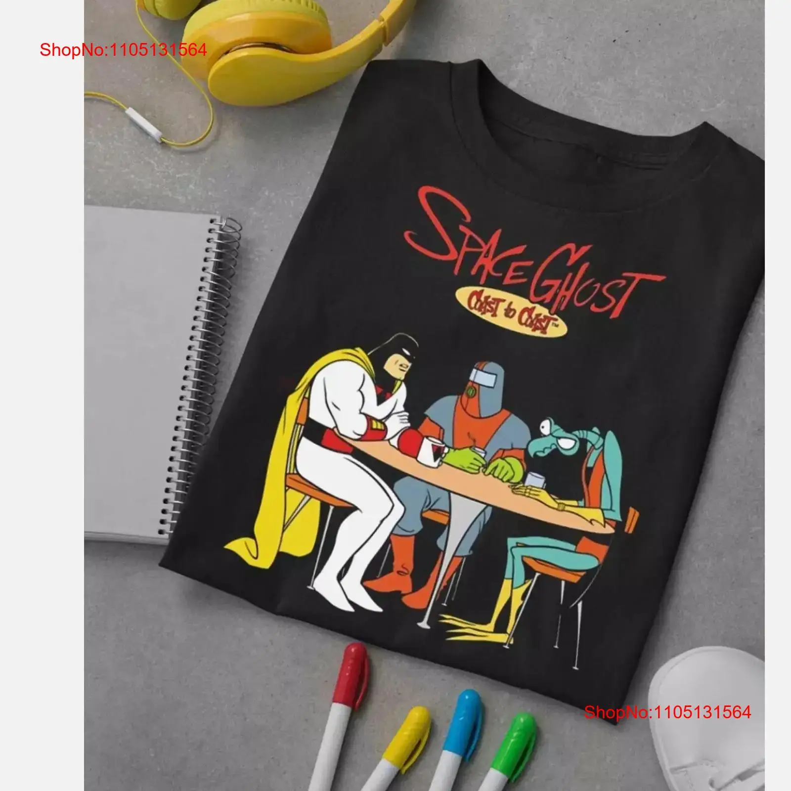 HOT NEW Space Ghost Coast to c - Mens Fashion Black Shirt ulasan dan harga