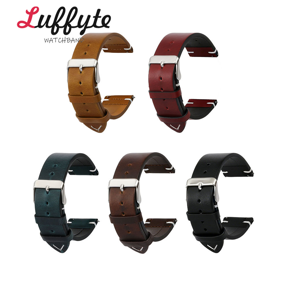 Men Retro Oil Wax Leather Stra - Mens Fashion In 1920 ulasan dan harga