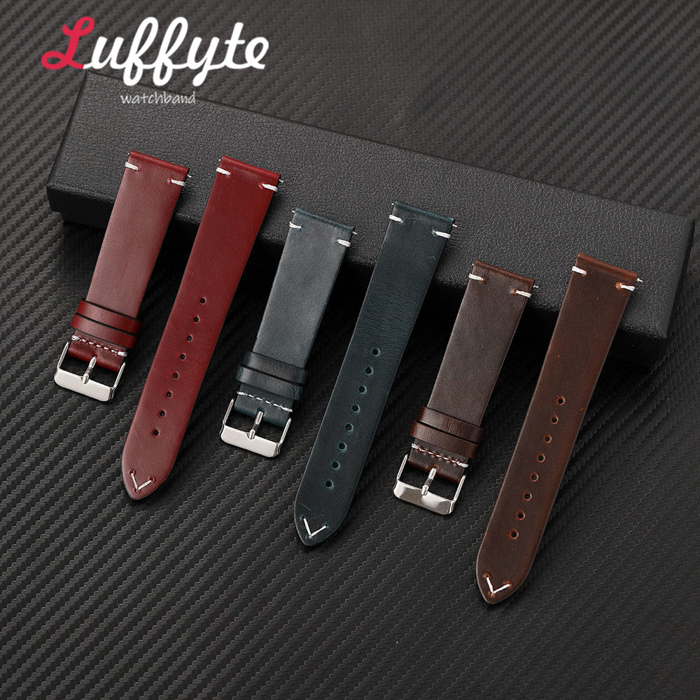Men Retro Oil Wax Leather Stra - Mens Fashion In 1920 ulasan dan harga