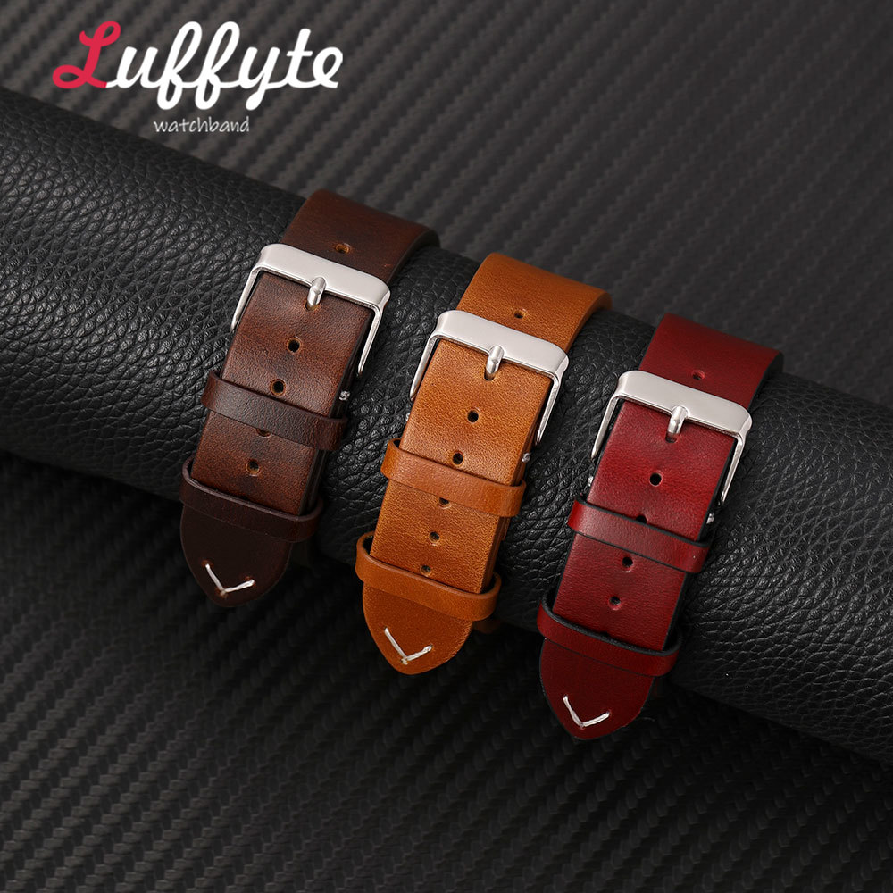 Men Retro Oil Wax Leather Stra - Mens Fashion In 1920 ulasan dan harga