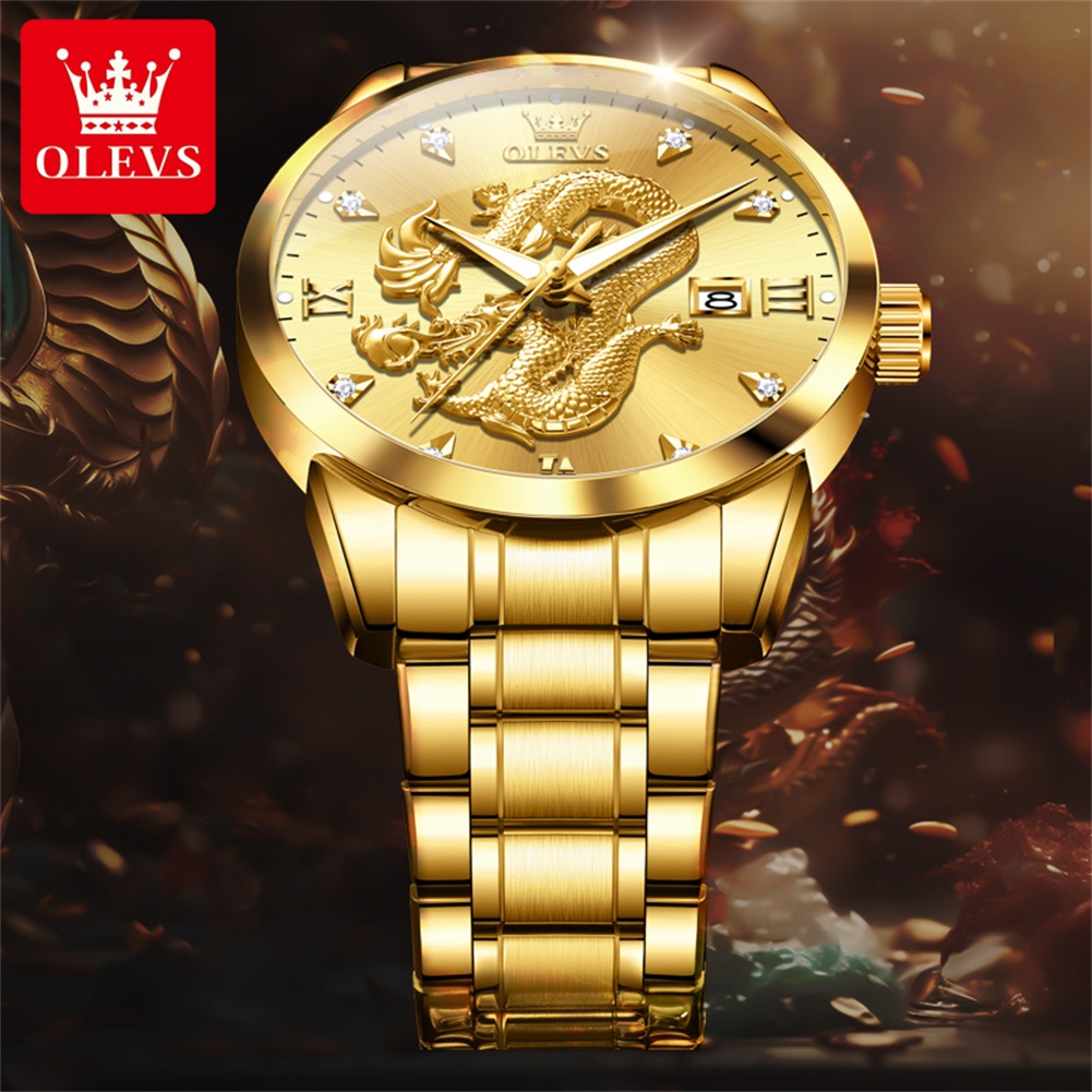 OLEVS 3619 Men Watch Luxury Go - Mens Fashion In 1920 ulasan dan harga