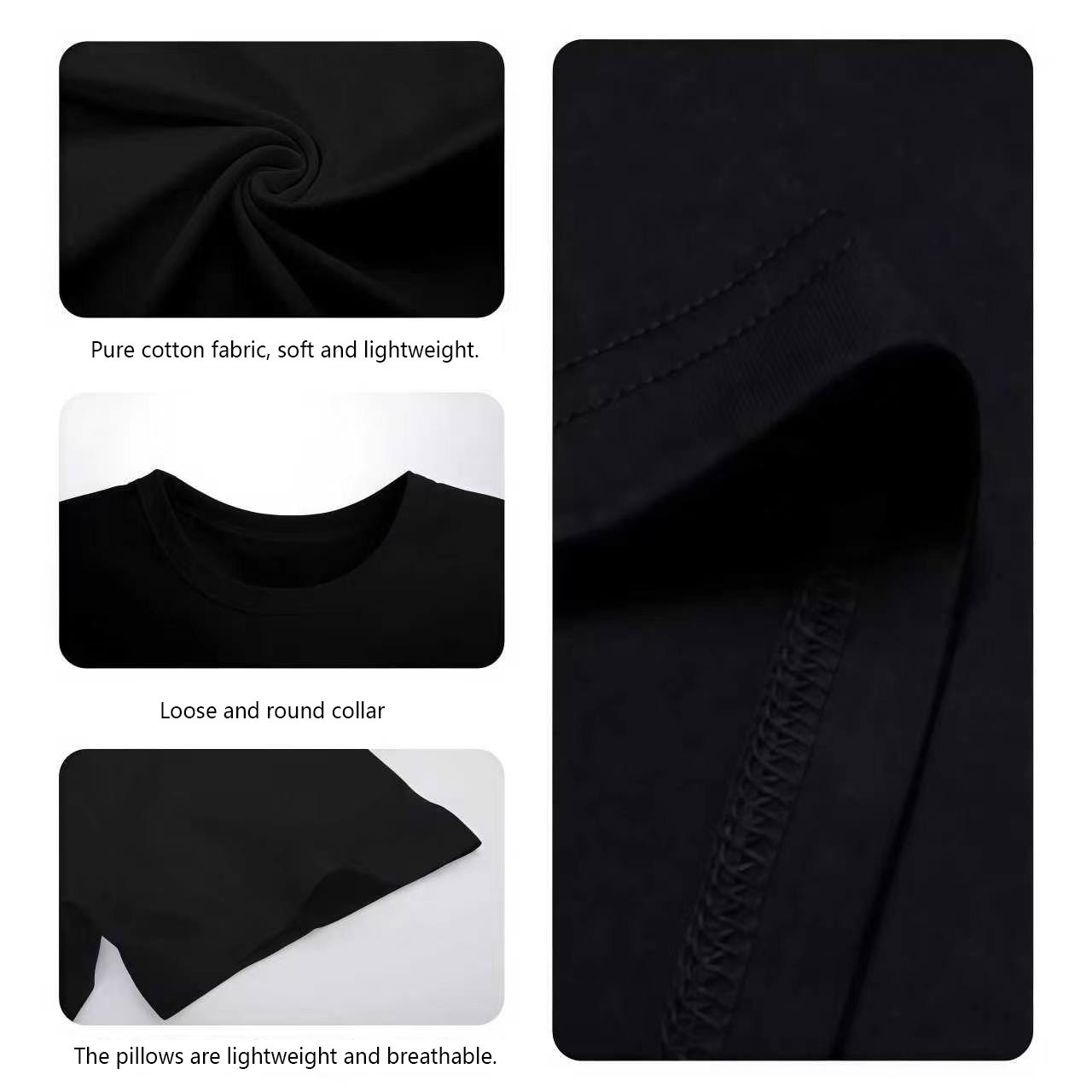 100% Cotton Golf Gift T-Shirt  - Mens Fashion Black Shirt ulasan dan harga