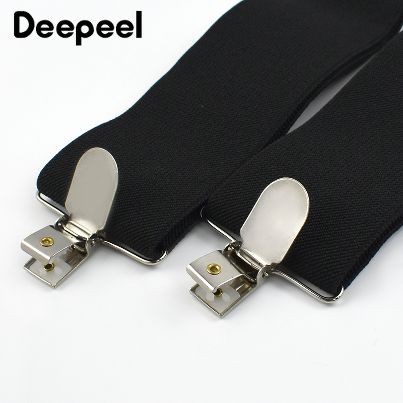 Deepeel Fashion 5cm Wide Adult - Suspenders Clip Men ulasan dan harga
