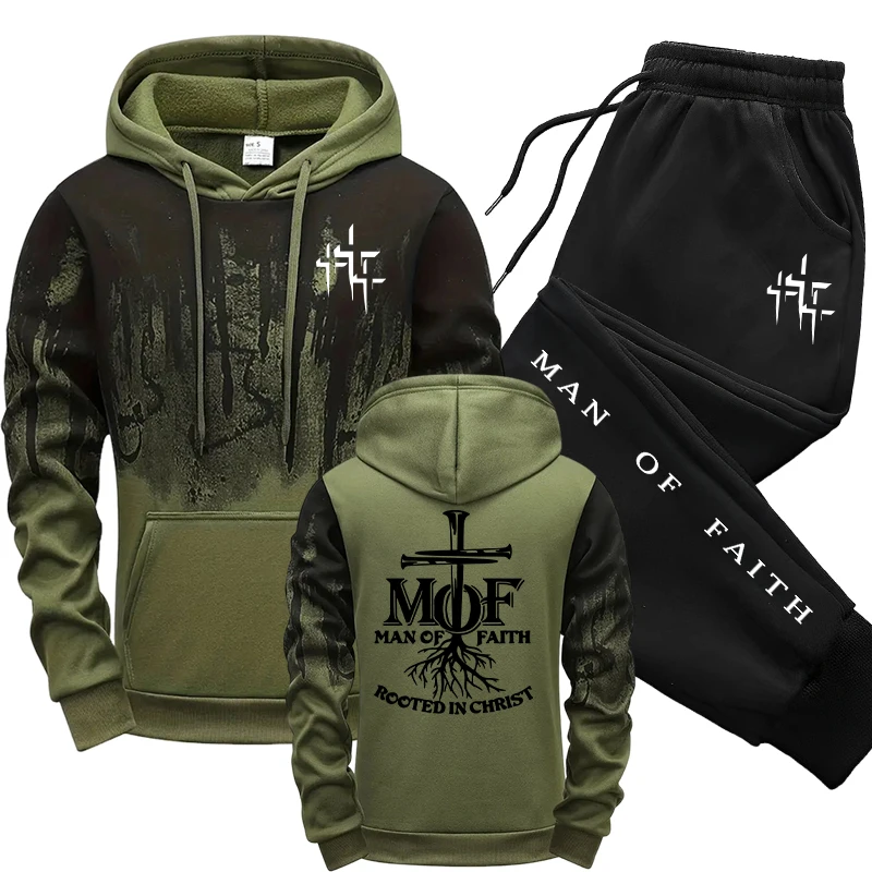 Man of Faith Men's Tracksuit H - Men'S Fashion Outfits ulasan dan harga