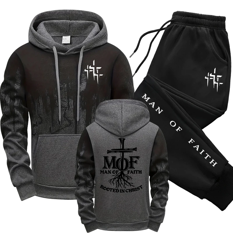 Man of Faith Men's Tracksuit H - Men'S Fashion Outfits ulasan dan harga