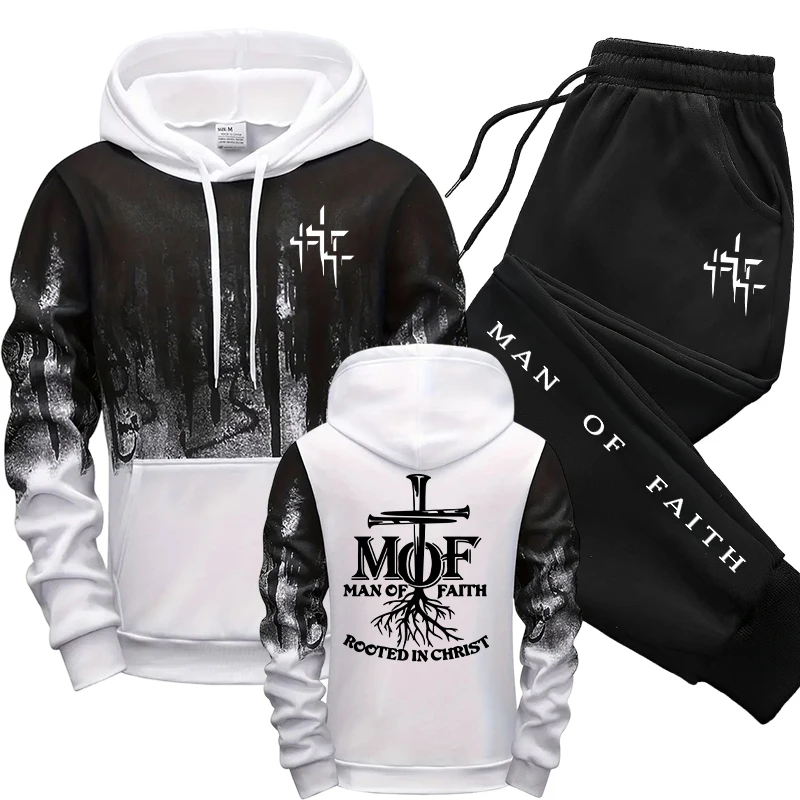 Man of Faith Men's Tracksuit H - Men'S Fashion Outfits ulasan dan harga