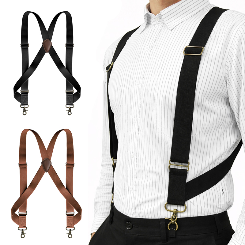 1Pc 3.5cm Adult Men's Suspende - Suspenders Clip Men ulasan dan harga