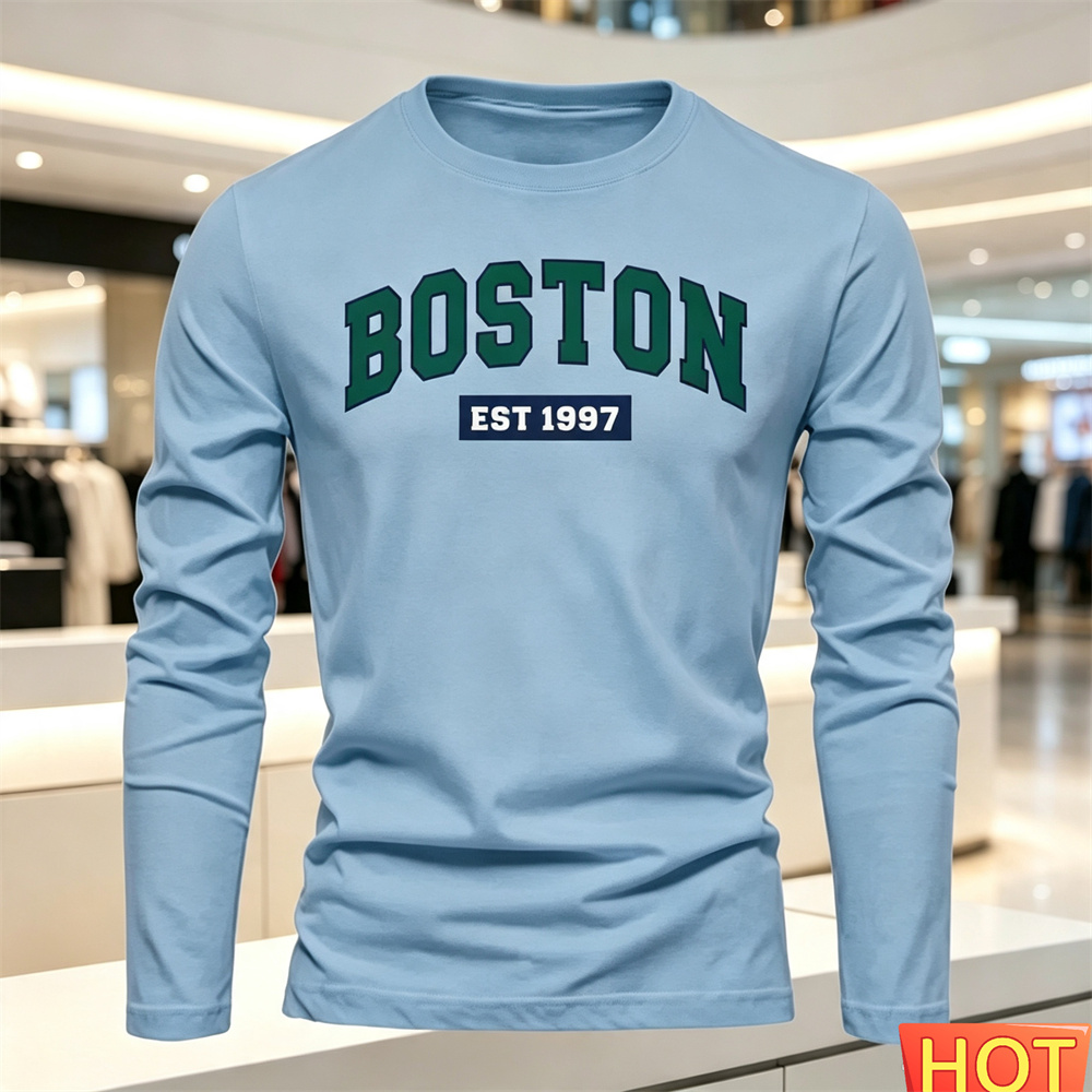 Autumn Summer Men's long sleev - Men'S Fashion Outfits ulasan dan harga
