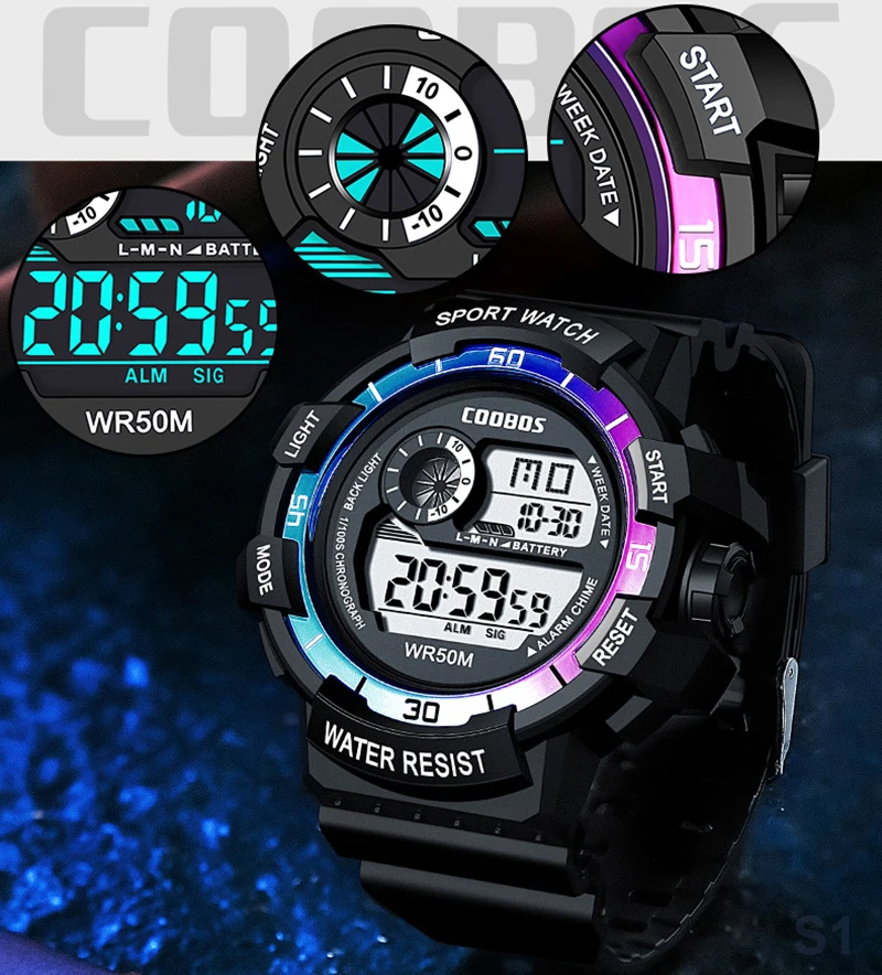 Fashion Digital Watches for Me - Mens Fashion In 1920 ulasan dan harga