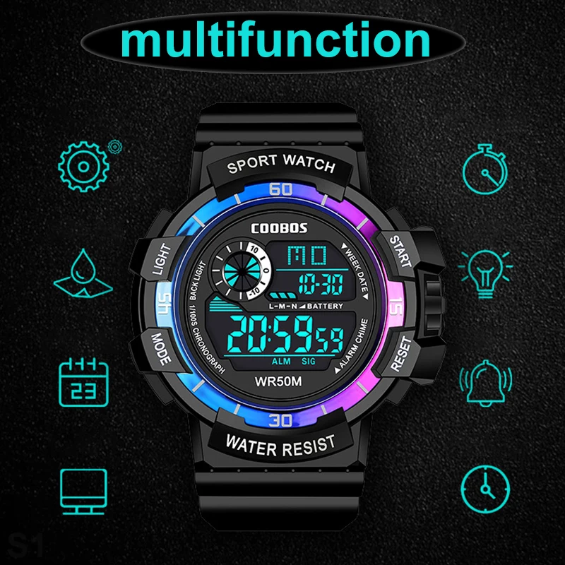 Fashion Digital Watches for Me - Mens Fashion In 1920 ulasan dan harga