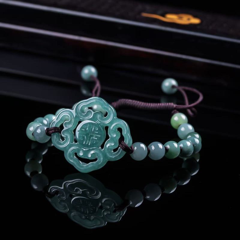 Natural Jadeite A-grade Bracel - Men'S Fashion Jewelry Bracelets ulasan dan harga