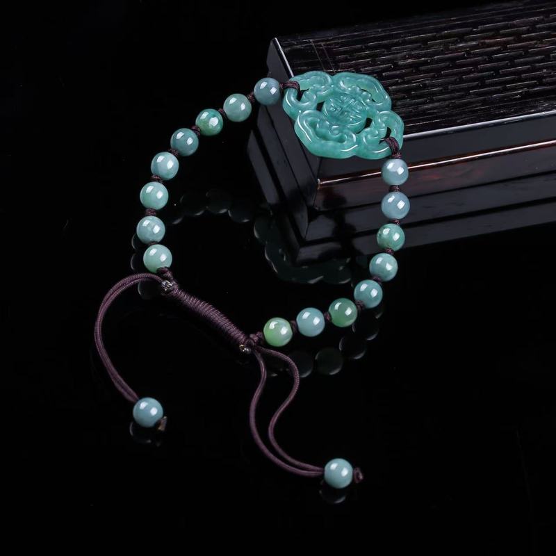 Natural Jadeite A-grade Bracel - Men'S Fashion Jewelry Bracelets ulasan dan harga