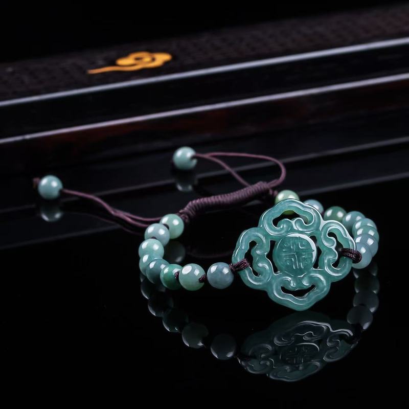 Natural Jadeite A-grade Bracel - Men'S Fashion Jewelry Bracelets ulasan dan harga