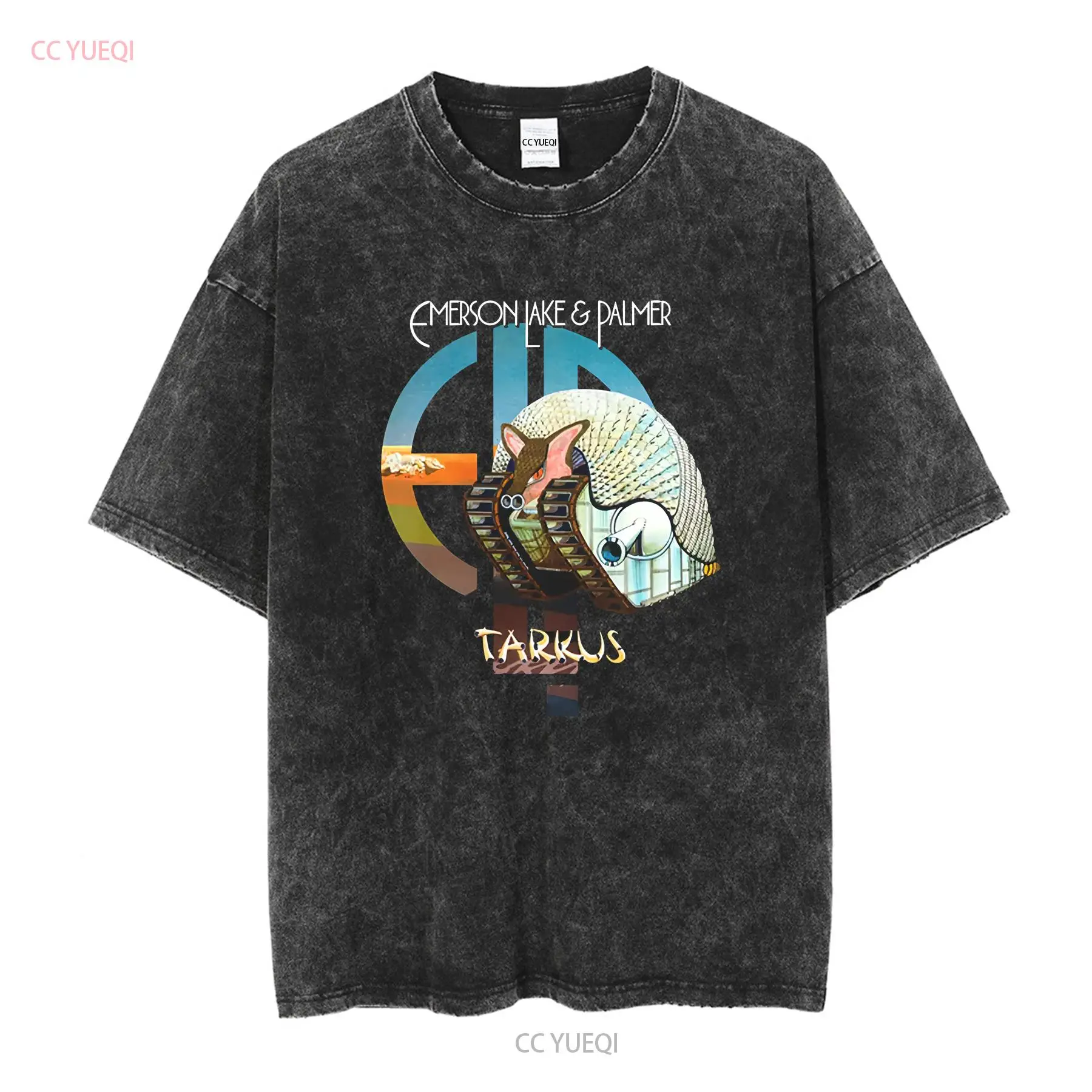 Tarkus ELP Emerson Lake and Pa - Mens Fashion Black Shirt ulasan dan harga