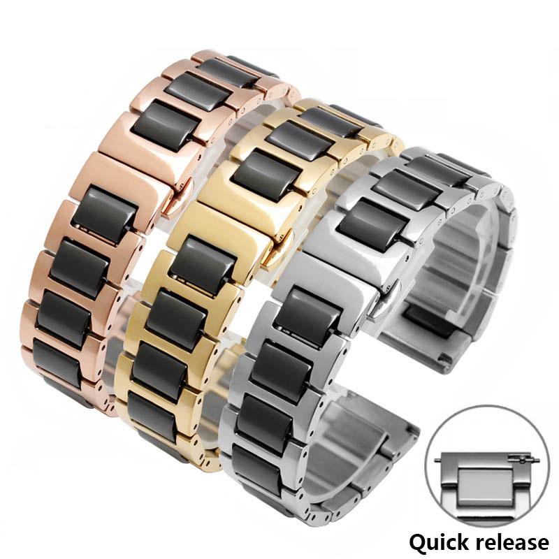 Stainless steel in Ceramic wat - Mens Fashion In 1920 ulasan dan harga
