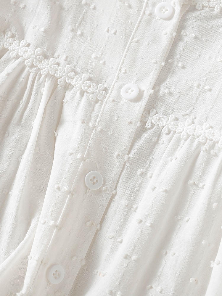 Japanese Style Sweet Embroider - Linen Shirt Summer ulasan dan harga