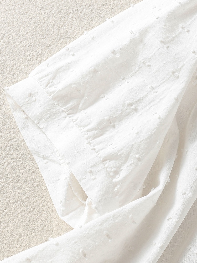 Japanese Style Sweet Embroider - Linen Shirt Summer ulasan dan harga