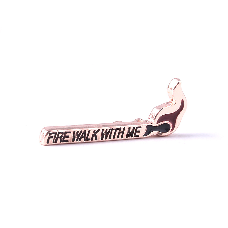 Twin Peaks Enamel Badge Brooch - Jeans Shirt Fashion For Men ulasan dan harga