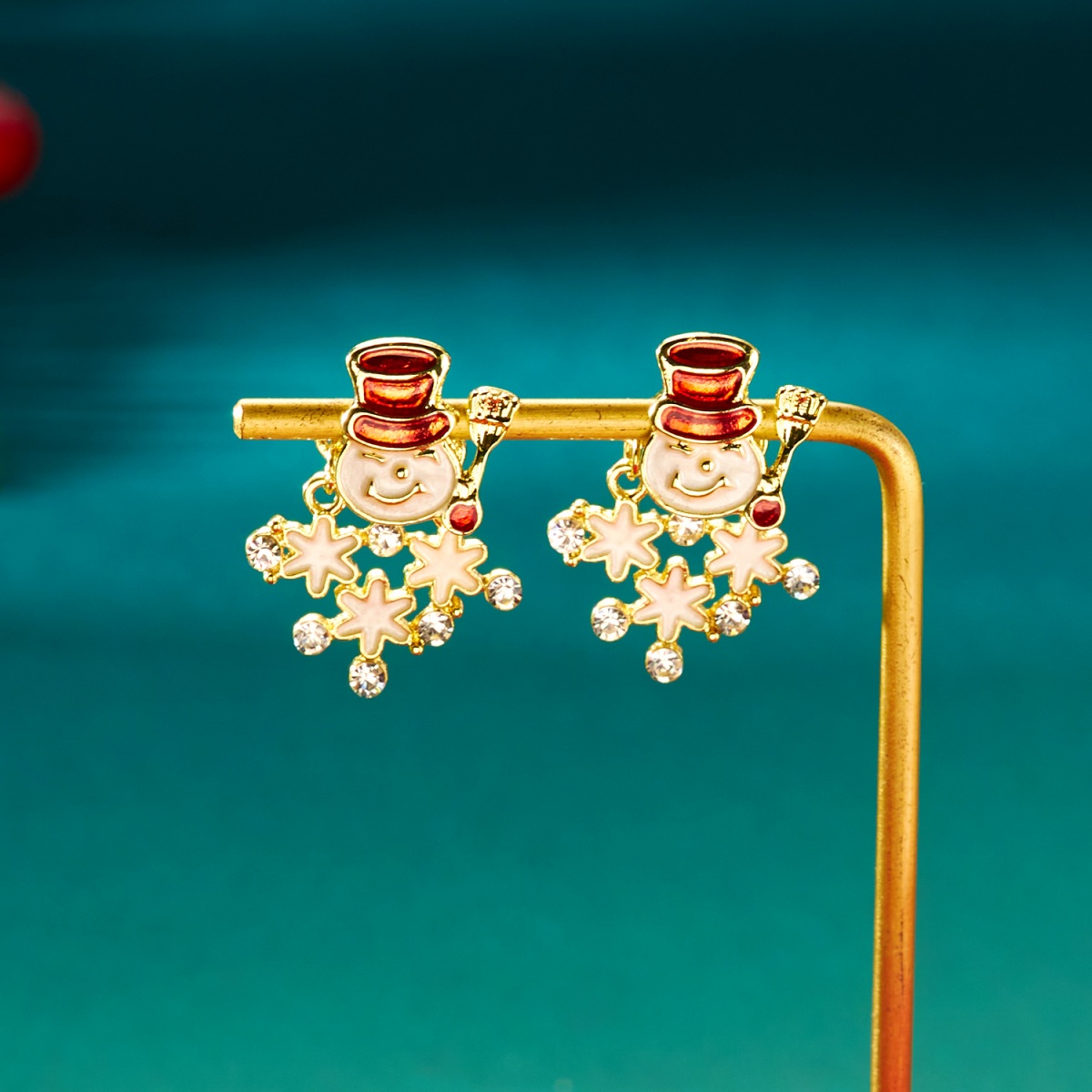 Christmas Holiday Stud Earring - Men'S Fashion Xmas Party ulasan dan harga