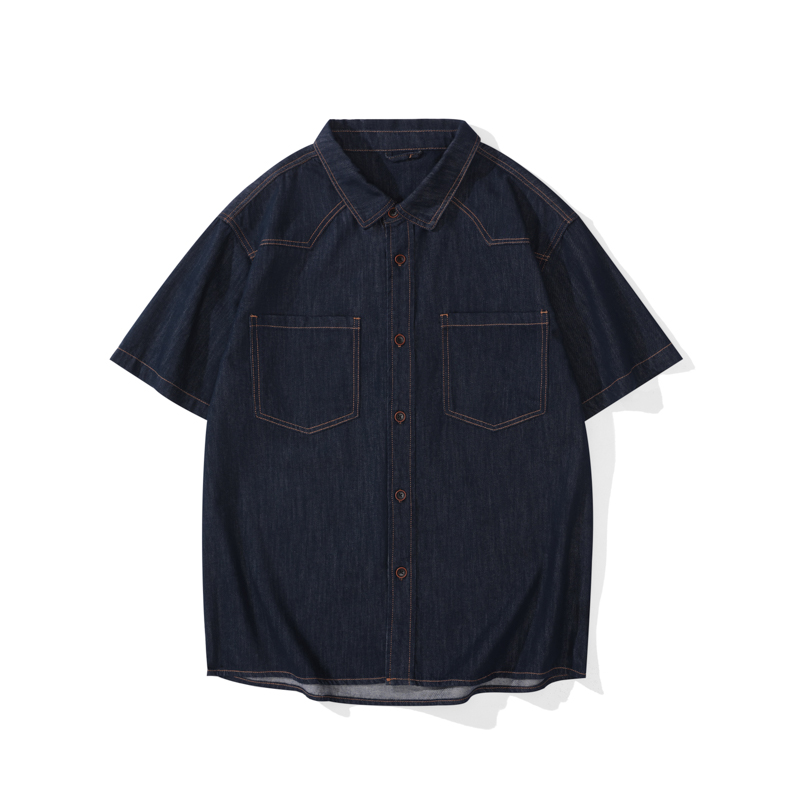 Summer Lightweight Thin Denim  - Jeans Shirt Fashion For Men ulasan dan harga
