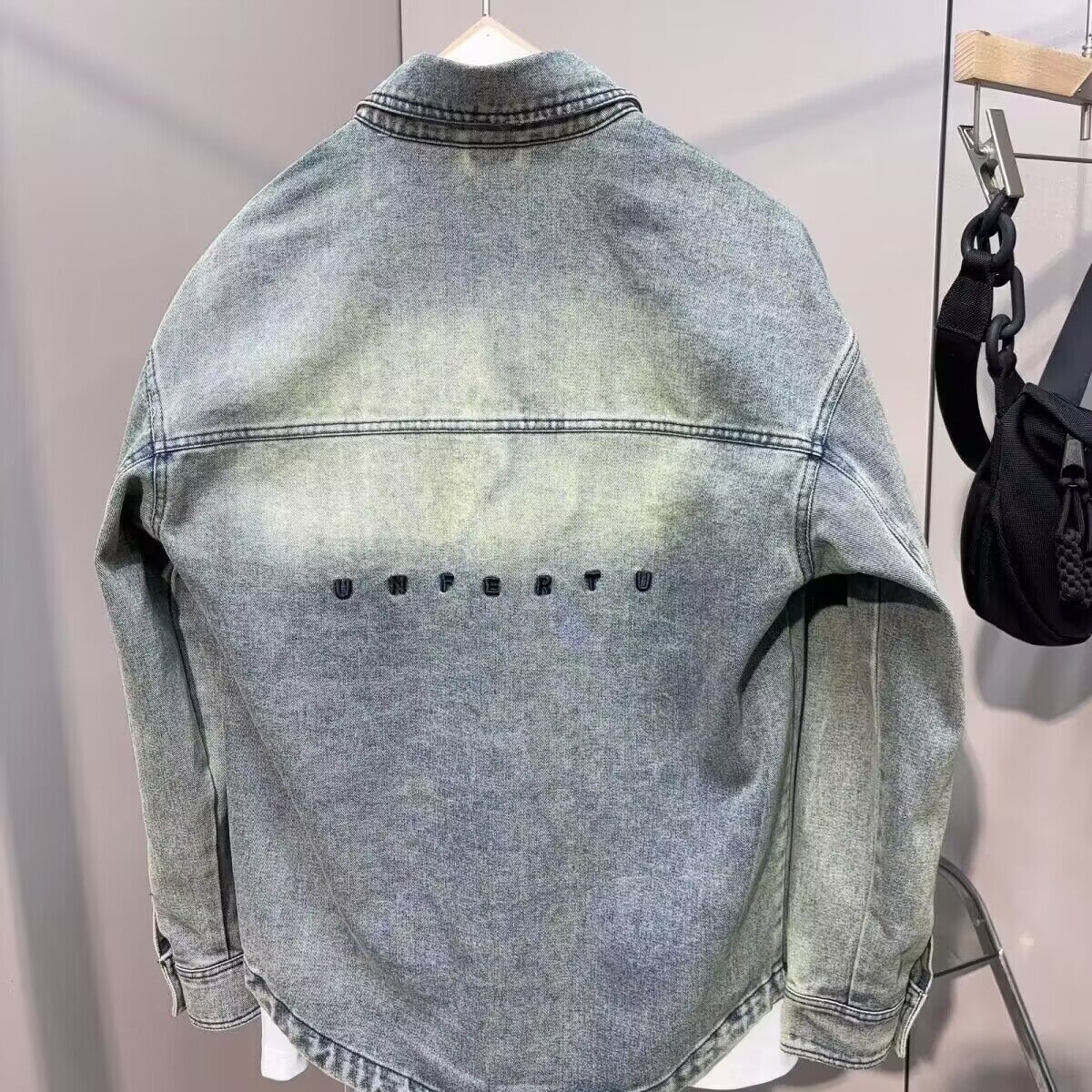 Vintage Clean fit Spring Autum - Jeans Shirt Fashion For Men ulasan dan harga