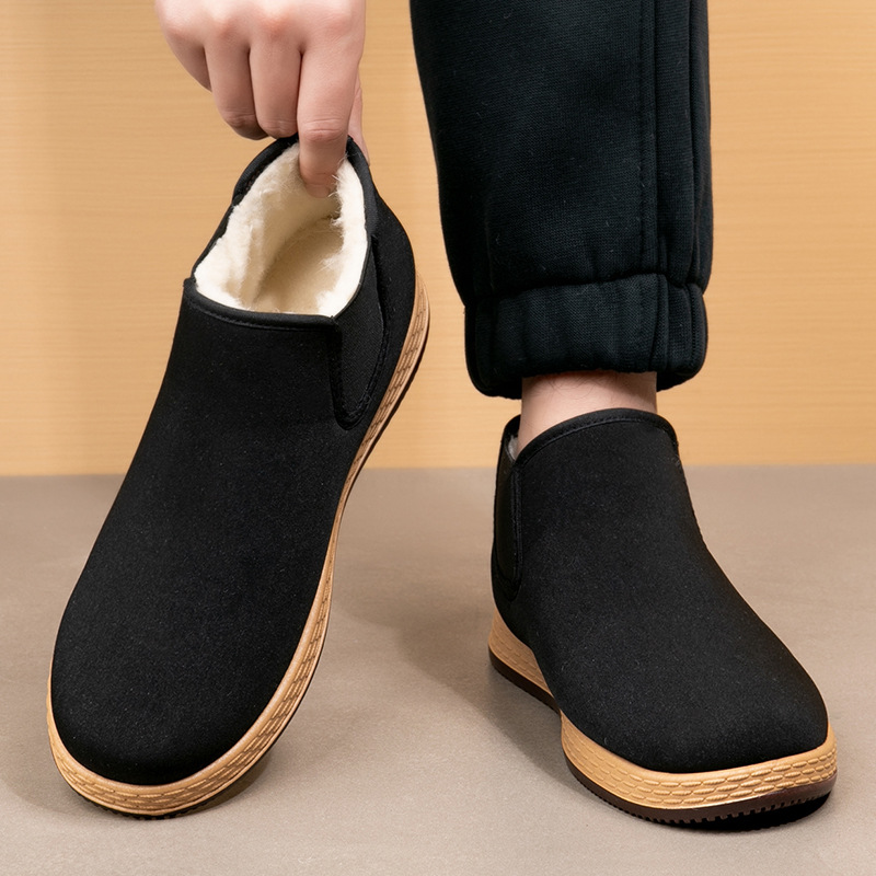 Men's Cotton Shoes Men's Winte - Mens Fashion Vintage ulasan dan harga