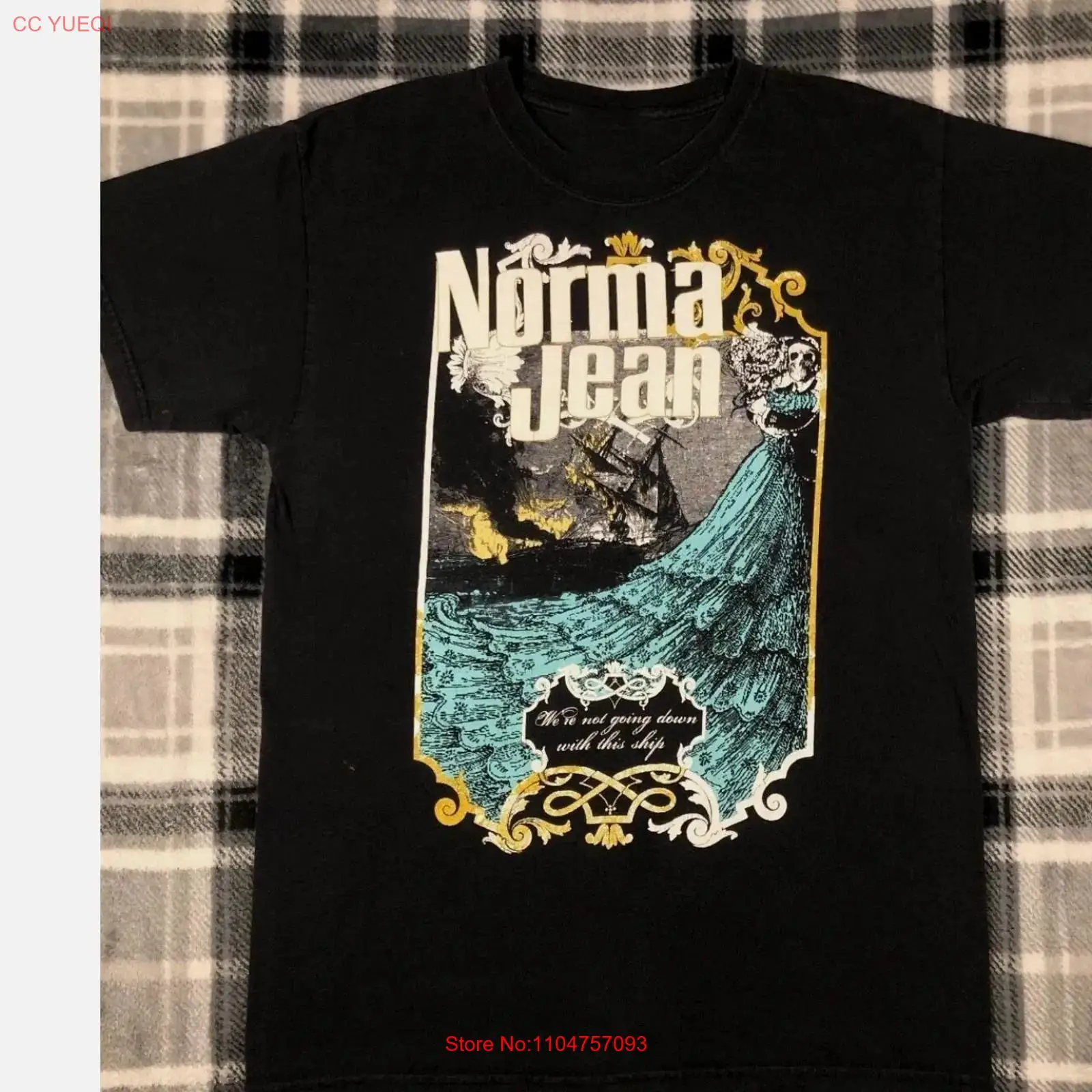 Rare Norma Jean Tour 2005 Band - Jeans Shirt Fashion For Men ulasan dan harga