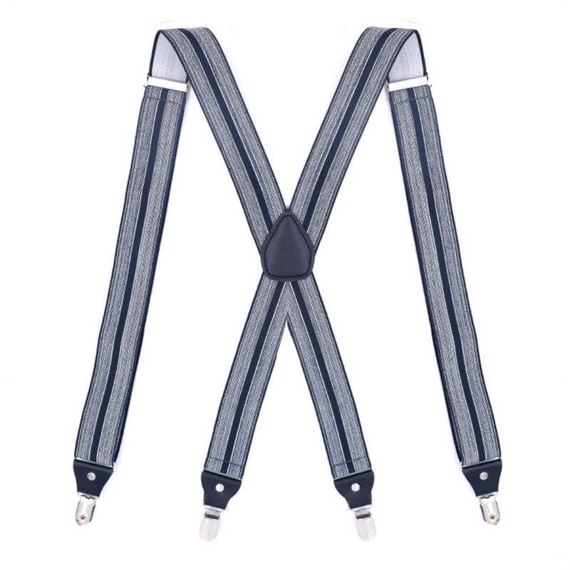 4 Clips 2.5/3.5CM Wide Men Sus - Suspenders Clip Men ulasan dan harga