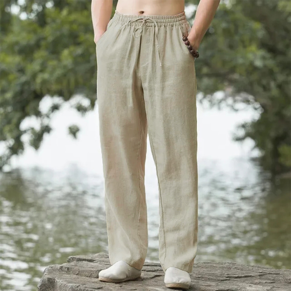 Men's Beach Pants Joggers  Str - Chino Pants Men ulasan dan harga