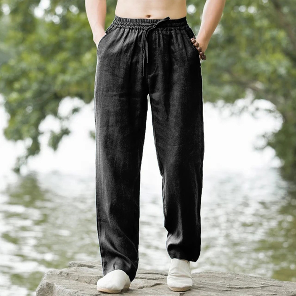 Men's Beach Pants Joggers  Str - Chino Pants Men ulasan dan harga