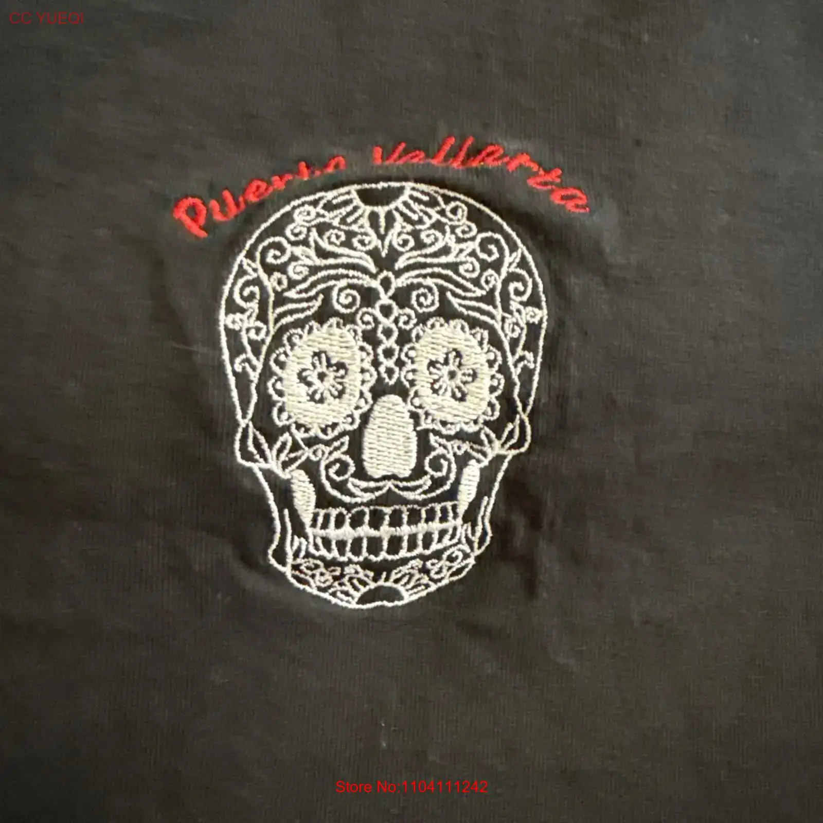 Dia de los Muertos Puertovalla - Mens Fashion Black Shirt ulasan dan harga