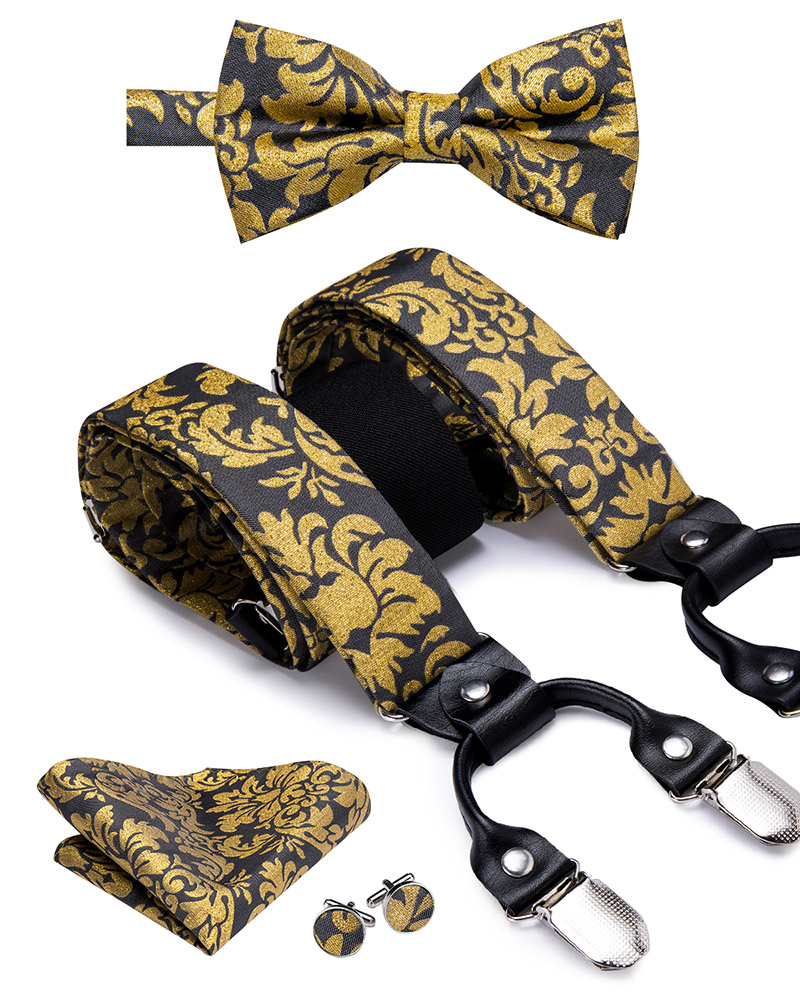 Hi-Tie Silk Adult Men suspende - Suspenders Clip Men ulasan dan harga