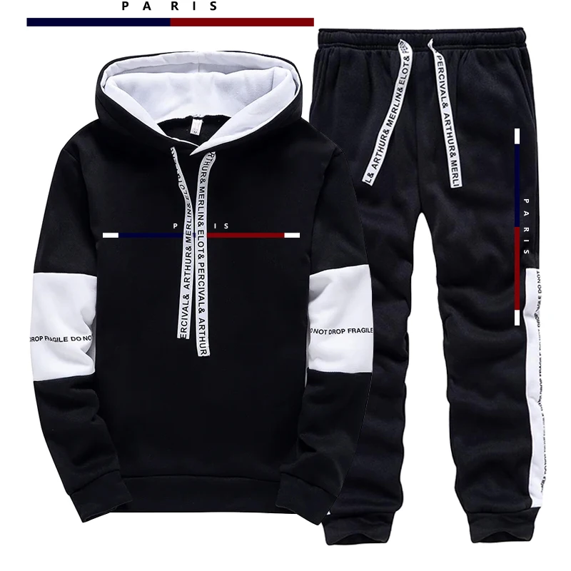 Paris Fashion Printed Men's Se - Men'S Fashion Outfits ulasan dan harga